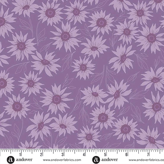Color Me Whispered by Stephanie Organes Marguerite  Mist Periwinkle
