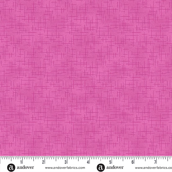 Retro Stitch  by Makower - Fuschia E