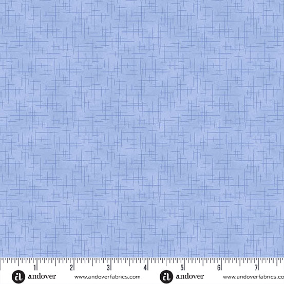 Retro Stitch  by Makower -Periwinkle LP