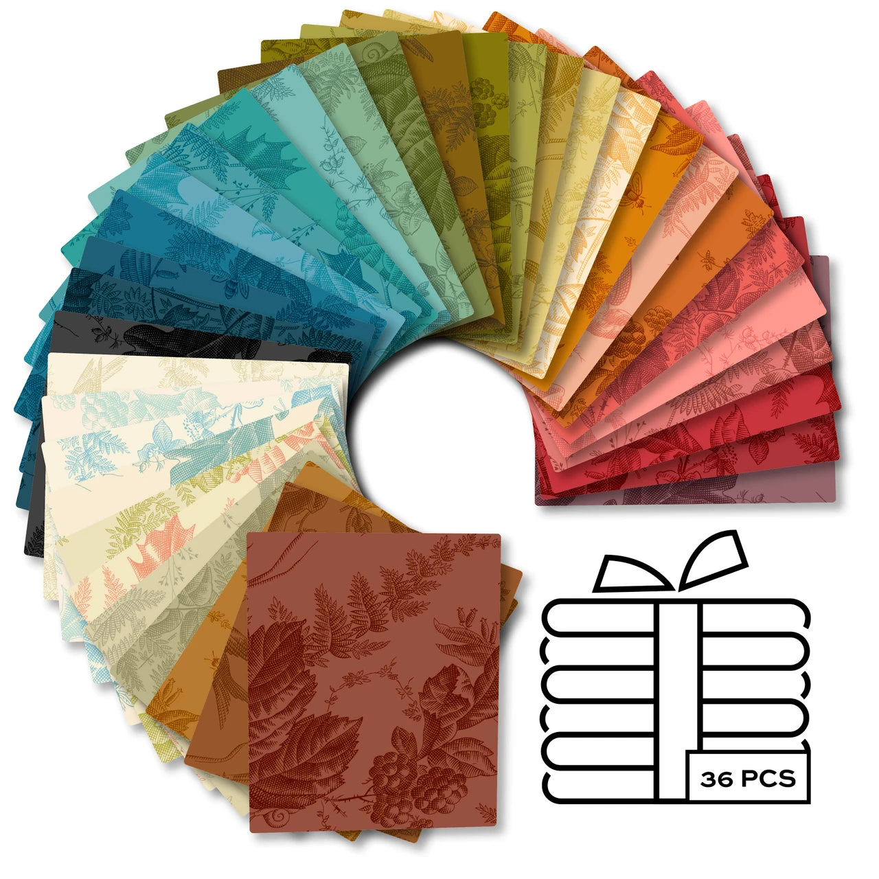 Vermont Fat Quarter Bundle by  Edyta Sitar of Laundry Basket Quilts  for Andover