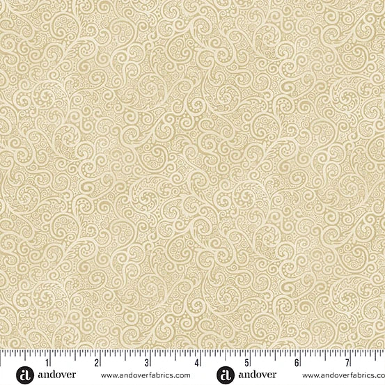 Kindred by Makower UK - Scroll Cream