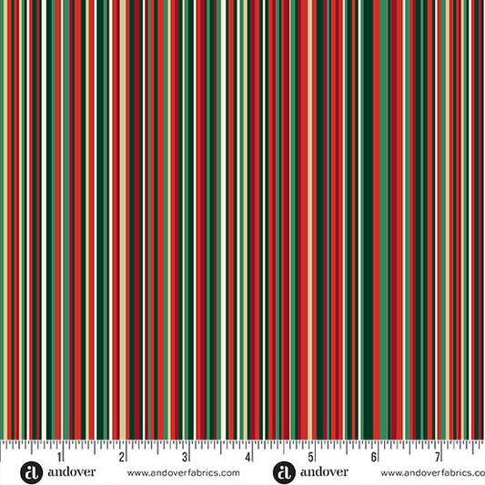 Adorn by Makower Classic Stripe Green 219-G