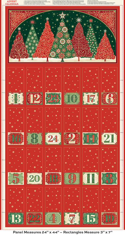 Adorn by Makower Advent Multi 220-1