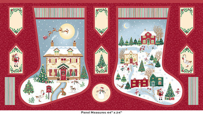 Country Christmas by Makower Stocking Multi 239-1