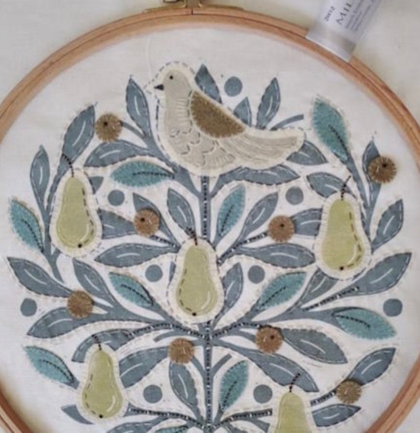 18/07/26 Christmas Lino Print Embellishment   - Workshop with Louise Nichols *Suitable for Beginners  (Sewing machine not required but might be handy) - 10am to 4pm