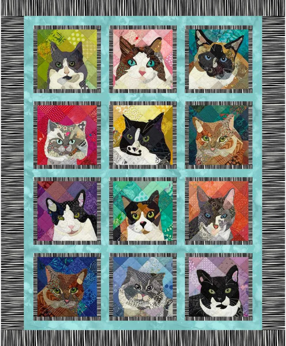 Meow Mix Panel - 36in x 43in  by Timna Tarr   for Studio E