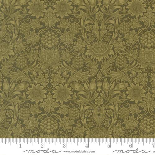 Morris Muse -  by Barbara Brackman for Moda -Sage