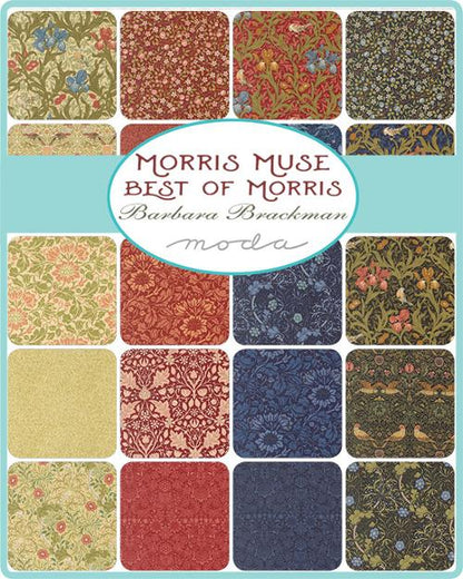 10" Layer Cake - Morris Muse  by Barbara Brackman for Moda