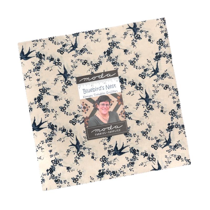 10" Layer Cake - Bluebird's Nest by Kansas Troubles Quilters  for Moda