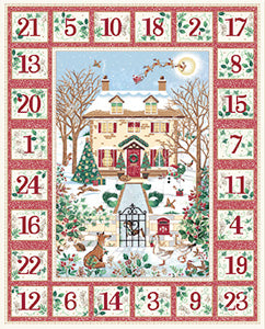 Country Christmas by Makower Advent Calendar Red 238-R