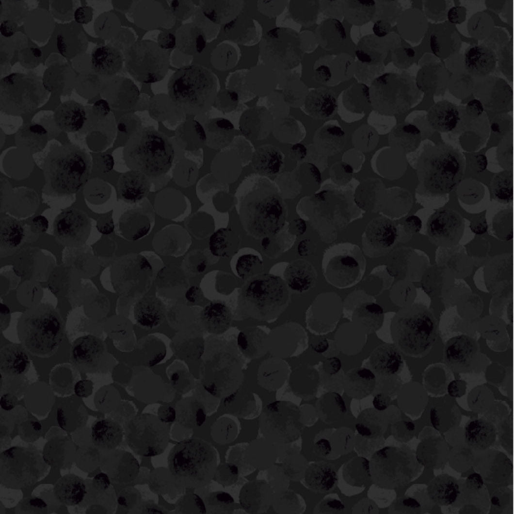 Bumbleberries Flannel by Lewis and Irene - Black BBF30
