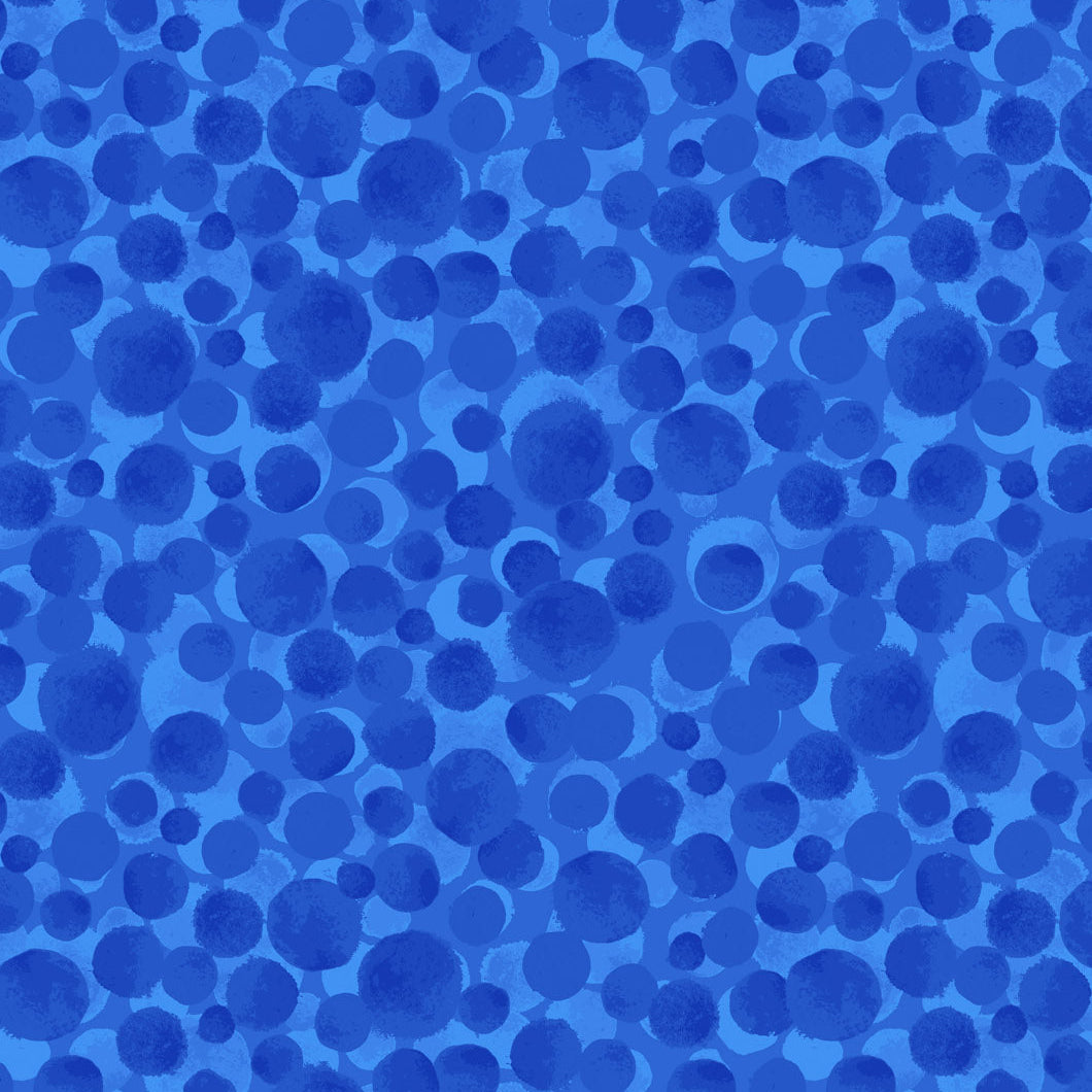 Bumbleberries by Lewis and Irene - Aegean Blue BB036
