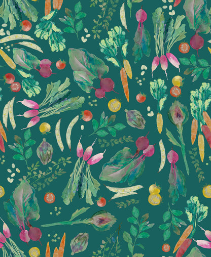 Vegetable Patch by Bluebellgray for Lewis and Irene - Vegetable Patch Teal