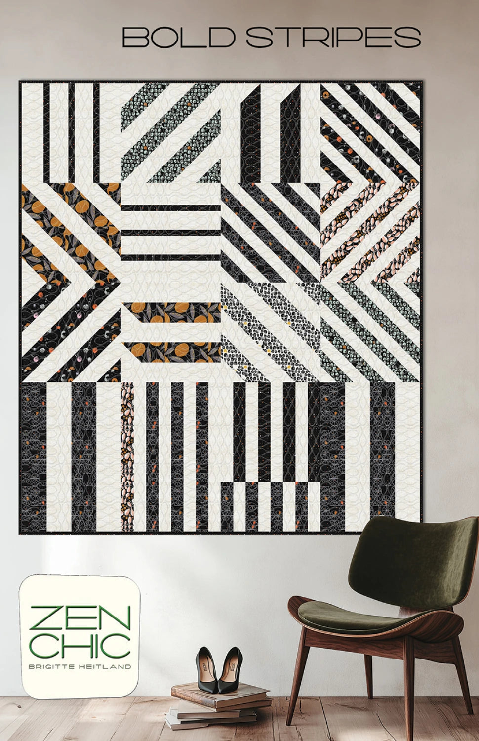 Bold Stripes by  Brigitte Heitland for Zen Chic