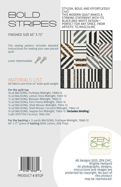 Bold Stripes by  Brigitte Heitland for Zen Chic