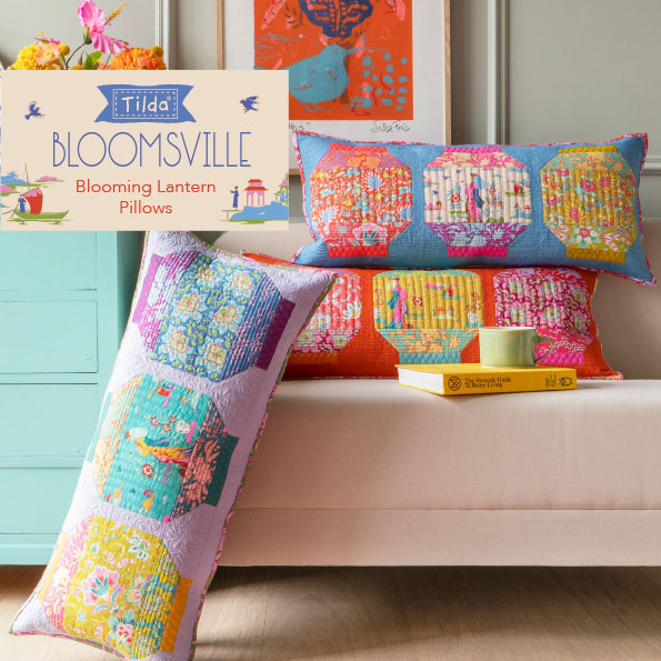 Bloomsville - Blooming Lanterns Pillow Pattern by Tilda - Free Download