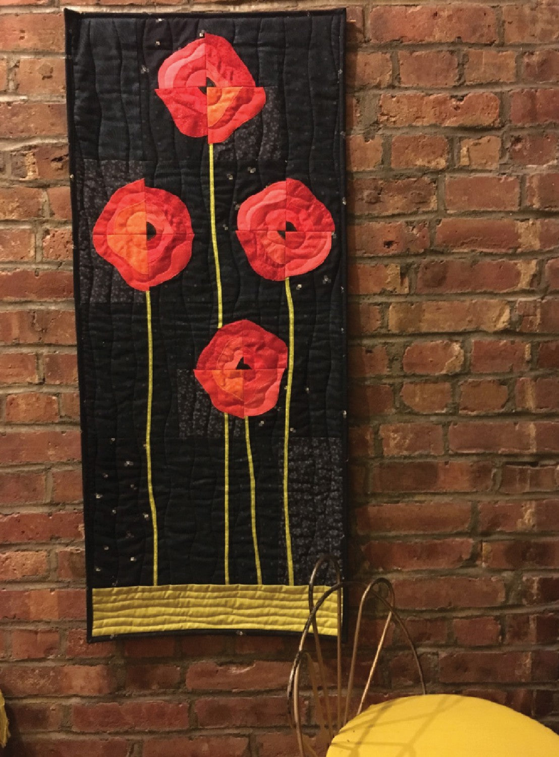 Poppies Pattern  Luanne By Corts for  Cut Loose Press