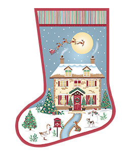 Country Christmas by Makower Stocking Multi 239-1