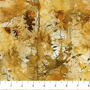 Misty Morning  by Deborah Edwards and  Melanie Samra- Trees dark Ochre