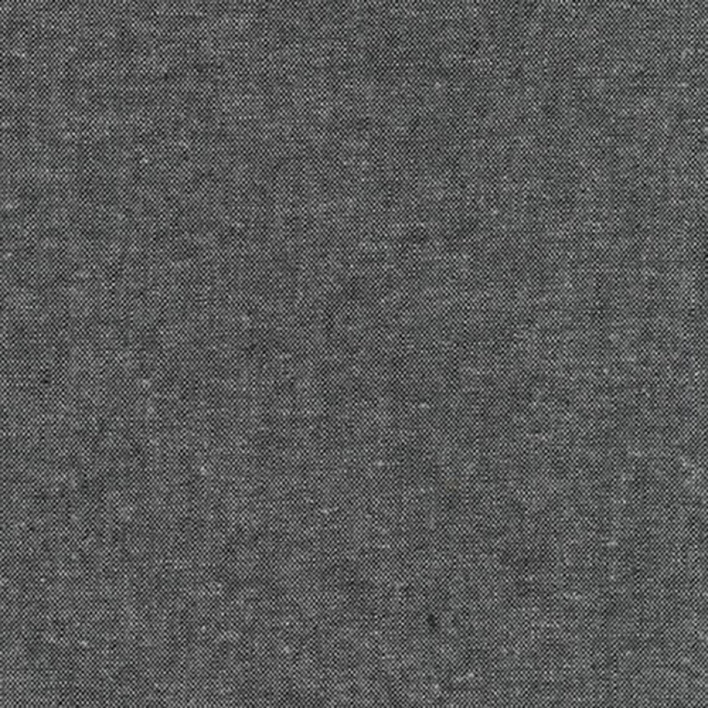 Essex Linen Yarn Dyed by Robert Kaufman Charcoal EO64 1071