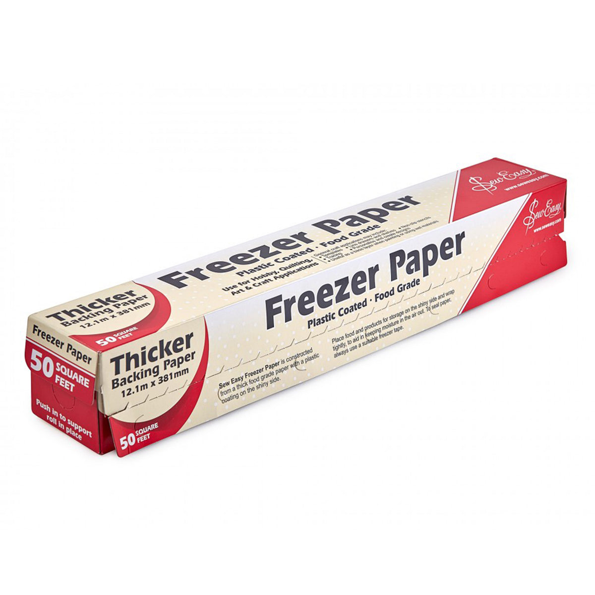 Sew Easy Freezer Paper - 12m x38cm   (Square Feet)