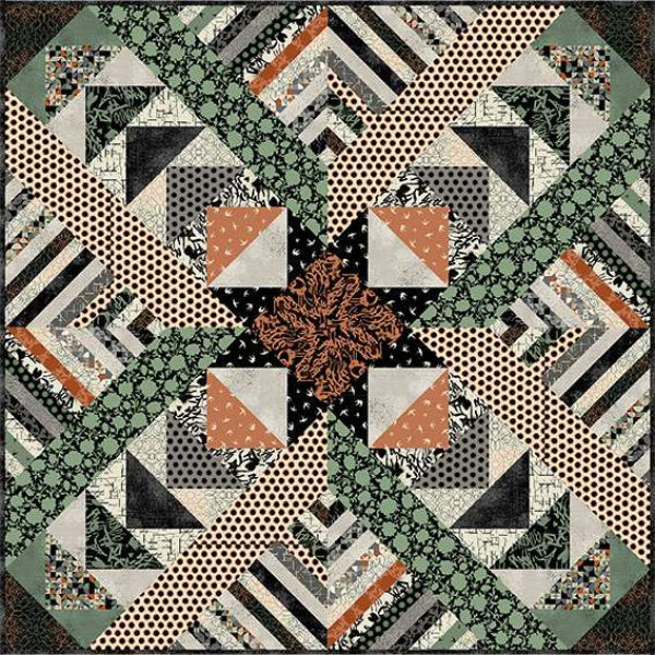When Sparks Fly by Libs Elliott-  pattern using Glaze 3 from  Andover- Free Download
