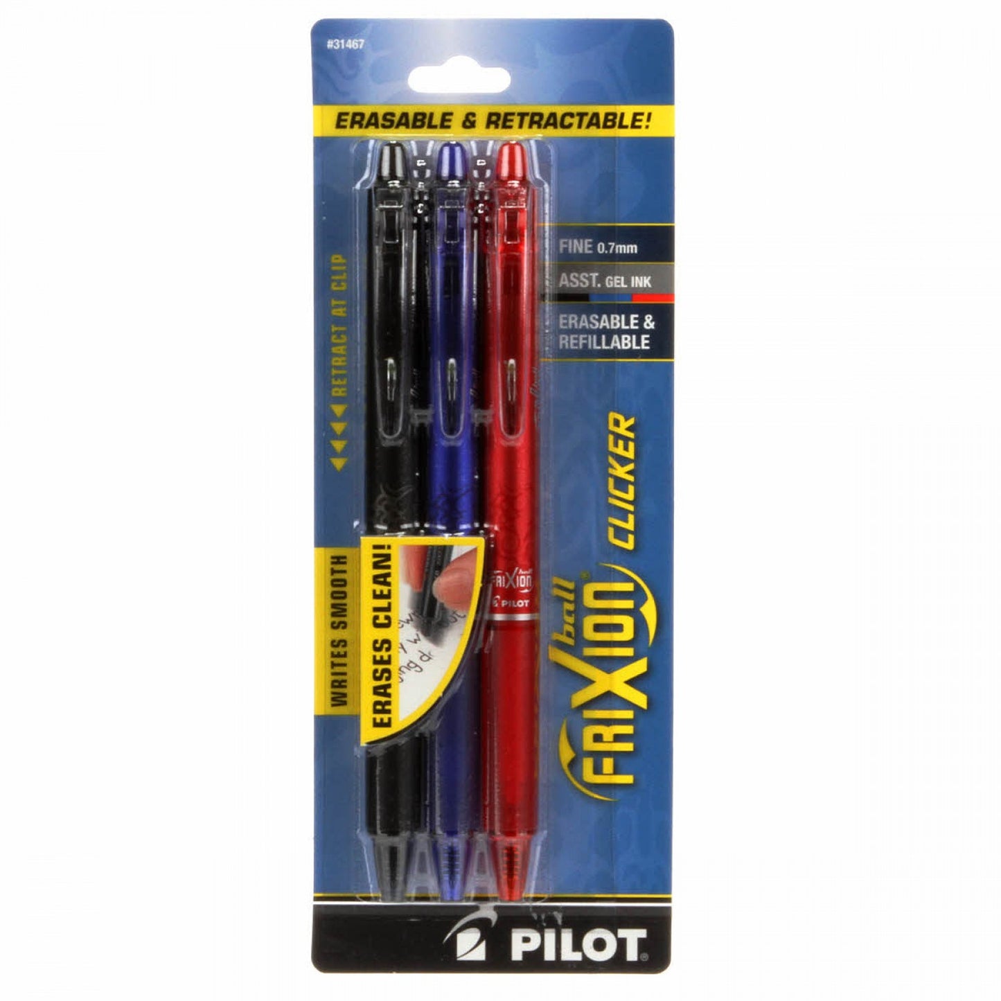 Frixion Pen - Black, Purple, Turquoise, Red and Green