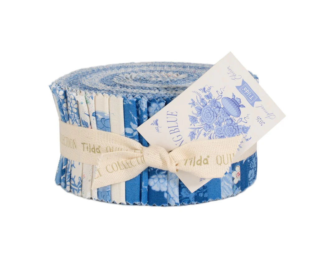 Fabric Roll - Tilda something Blue - 40pcs