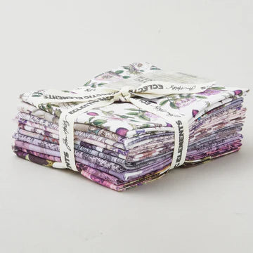 Fat Quarter Bundle - Tim Holtz Eclectic Elements - Purple 10pcs