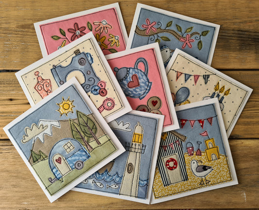 04/06/26 Free Motion Embroidery and Applique Greetings Cards  with Caroline Michelle 10.00 -4.00pm