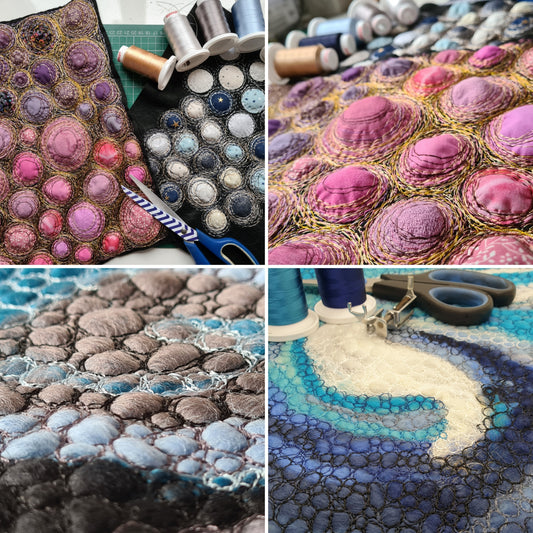 03/06/26 Free Motion Embroidery- Experiments with Texture  with Caroline Michelle 10.00 -4.00pm