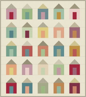 Happy Houses by Laundry Basket Quilts- Free Download