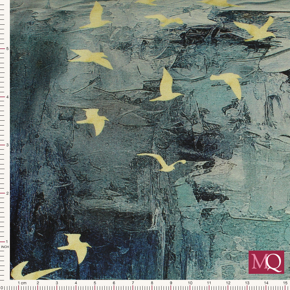 Behind Blue Eyesl by Funny Girl for Studio E - Plaster With Birds