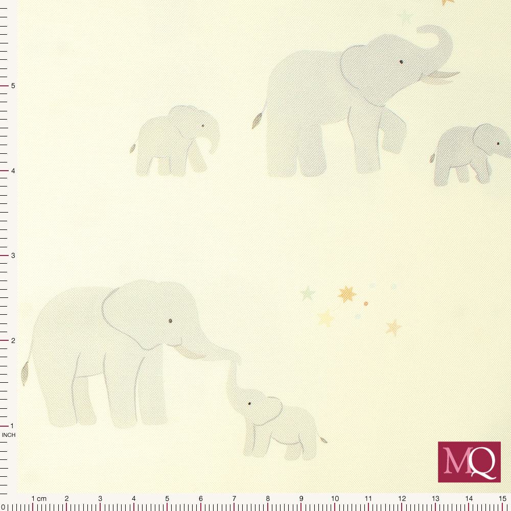 To the Moon and Back  by  Paper & Cloth for Moda - Elephant Dove