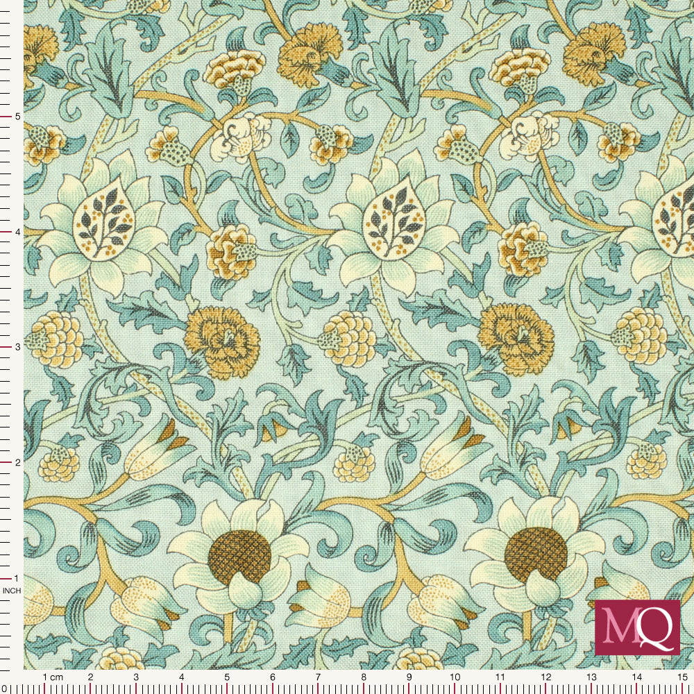 Morris Manor -  by Barbara Brackman for Moda -Sky