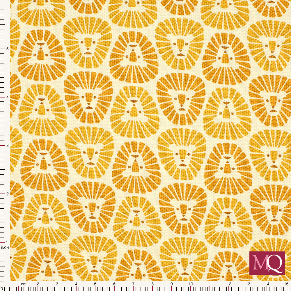 Rising Sun  by Cotton and Steel for Moda - Lion Gold