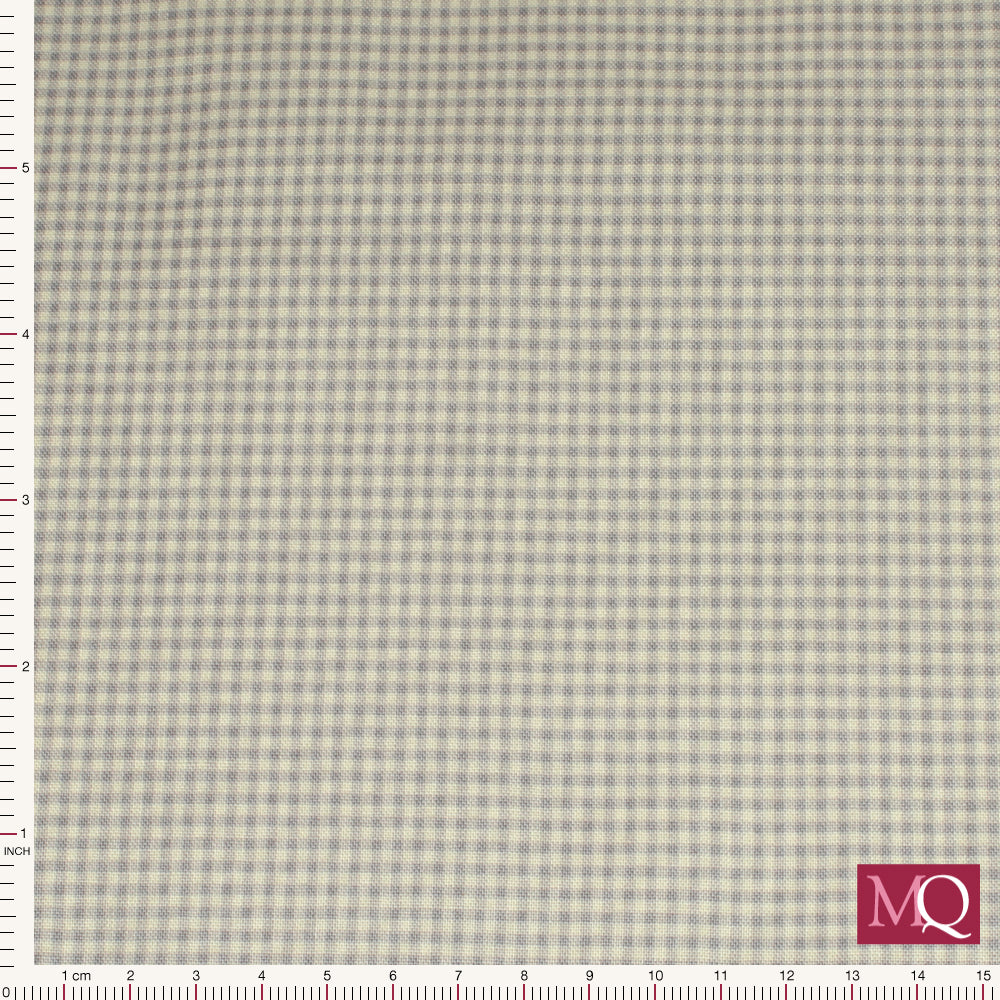 Little Ones by Makower - Gingham Grey