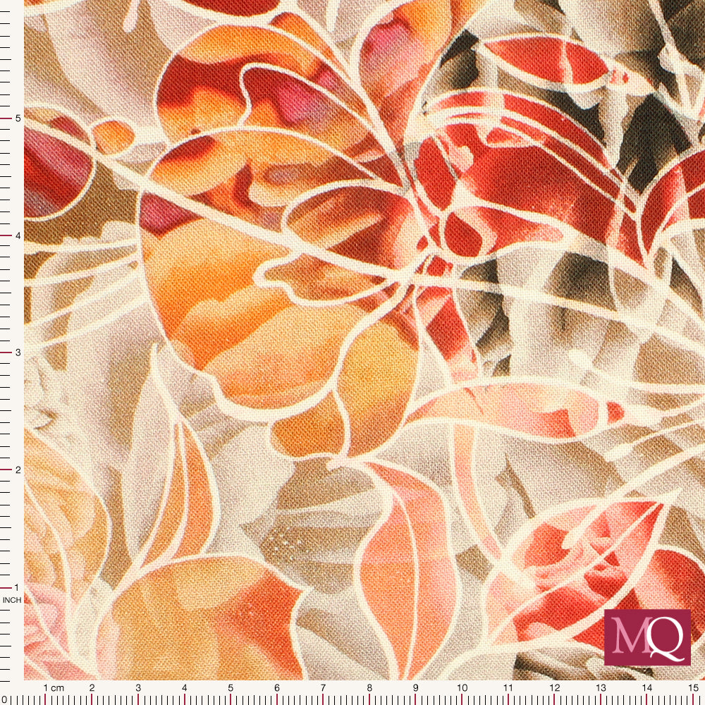 Allover Grahics by P&B Textiles  - 108'' Wide  Petal Play