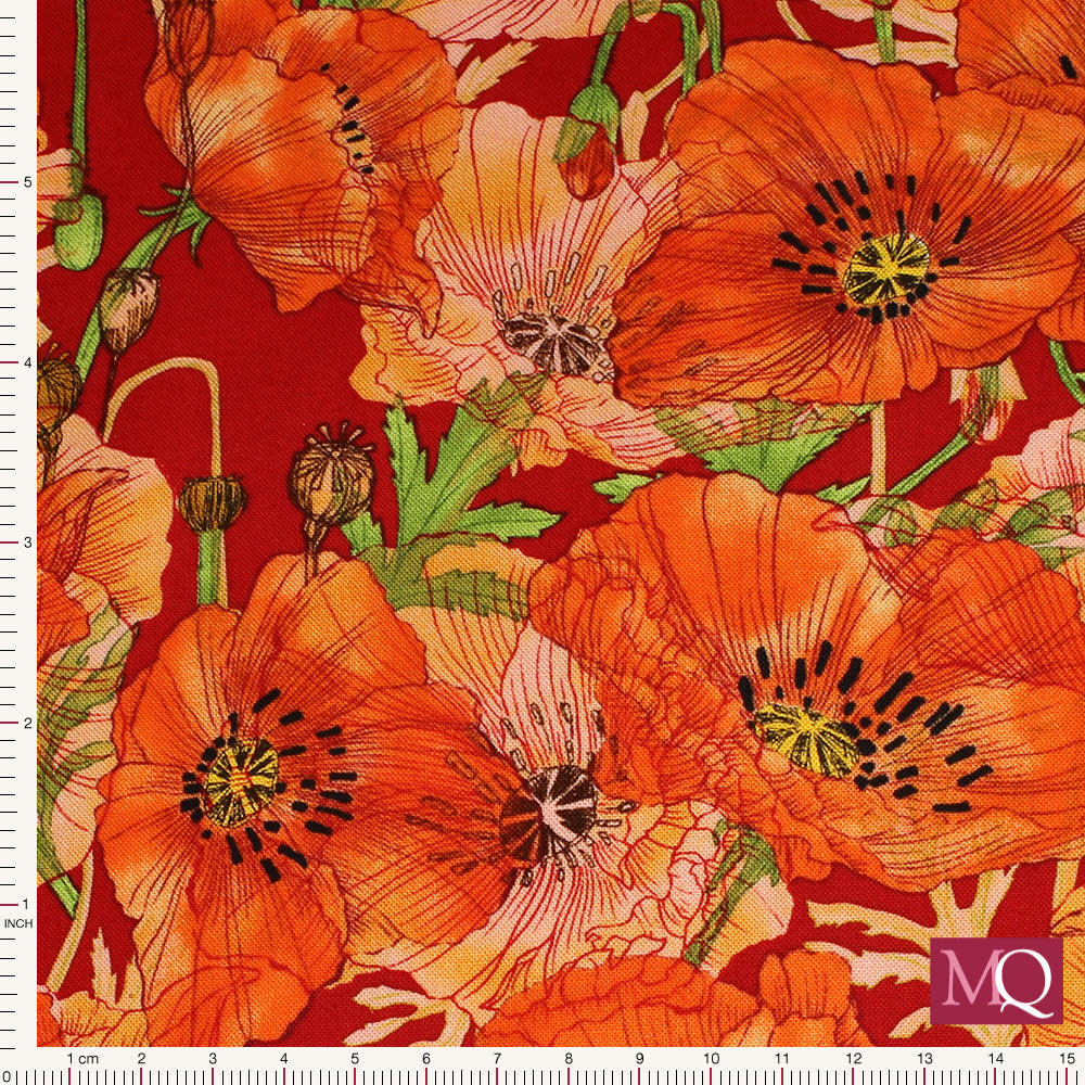 Superbloom  by Robin Pickins  for Moda - Red