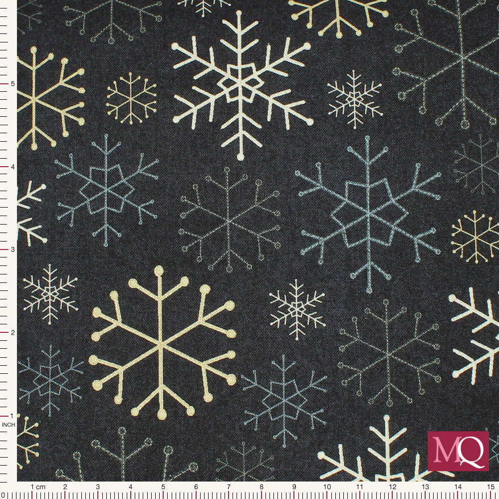 Snowy Days and Frosty Nights by Kathi Campbell for Studio E Fabrics - Snowflake Stitches