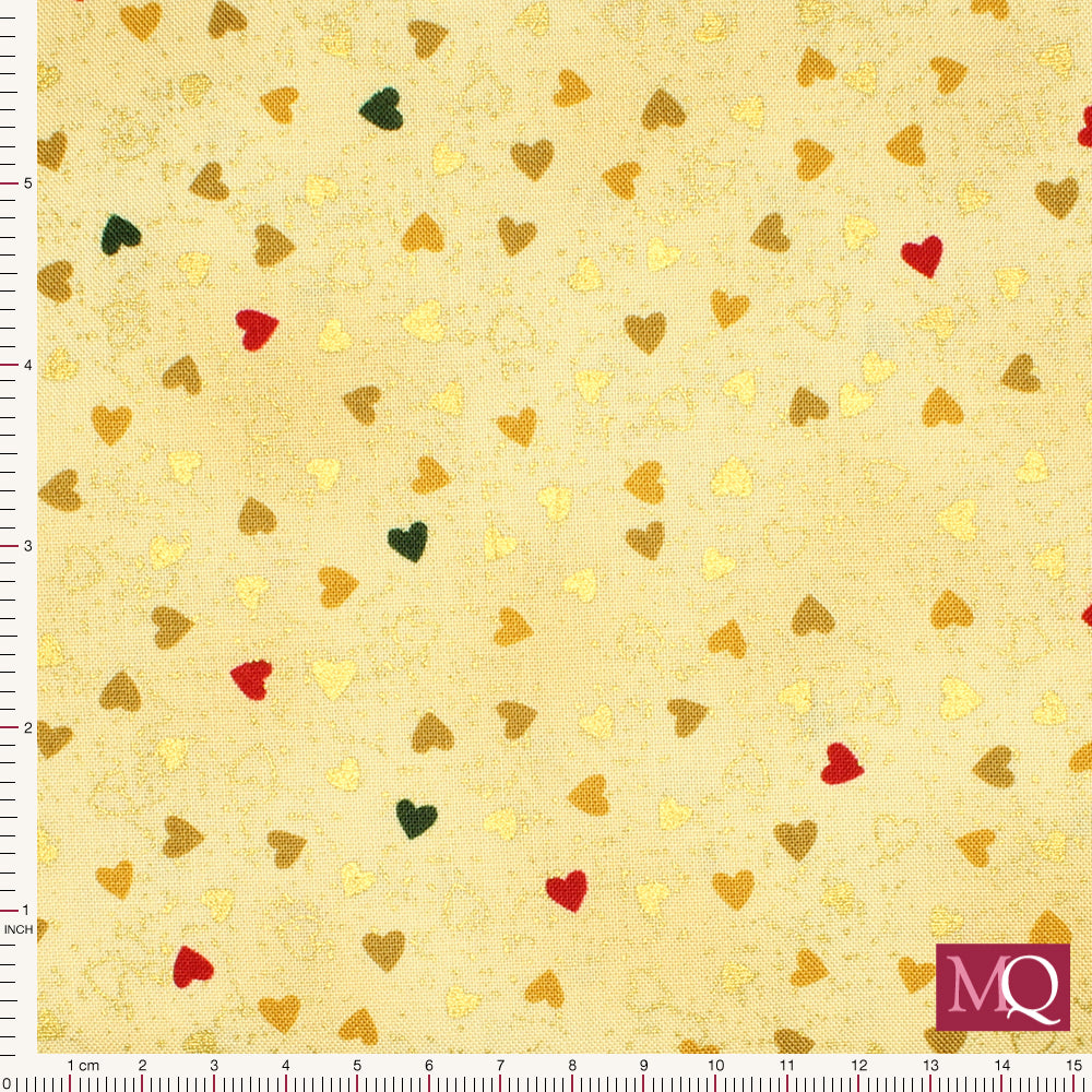 We Love Christmas  by Stof - Multi Hearts