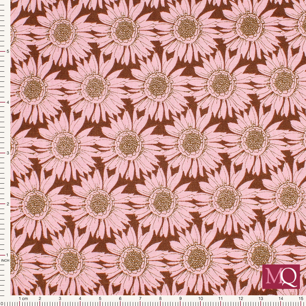 Flourish by Makower -Bloom Pink