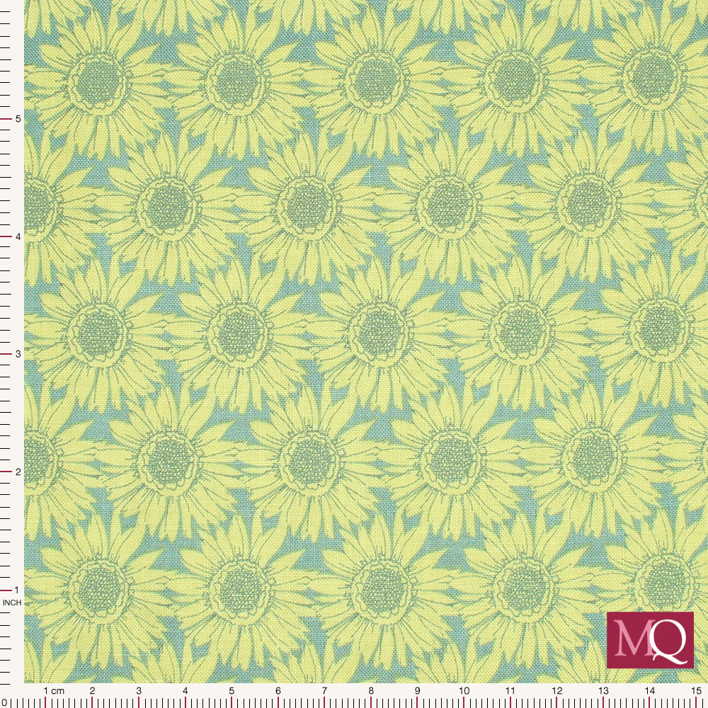 Flourish by Makower -Bloom Green