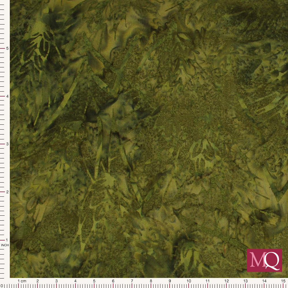Tonga  Batik by Timeless Treasures - Moss