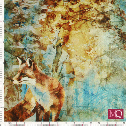 Fox Den by Deborah Edwards and  Melanie Samra- Fox Dense Blue Muliti