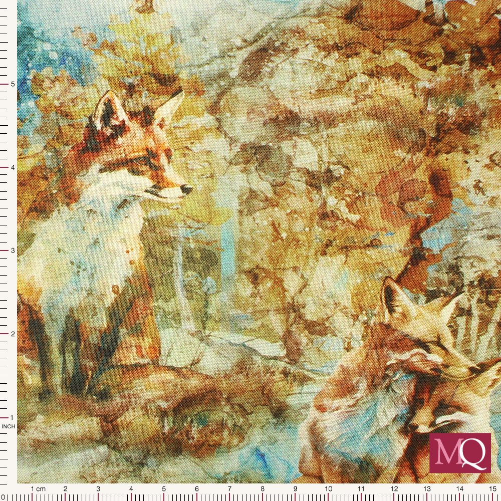 Fox Den by Deborah Edwards and  Melanie Samra- Fox Dense Blue Muliti