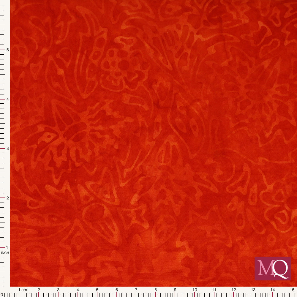 Tonga  Batik by Timeless Treasures - Poppy