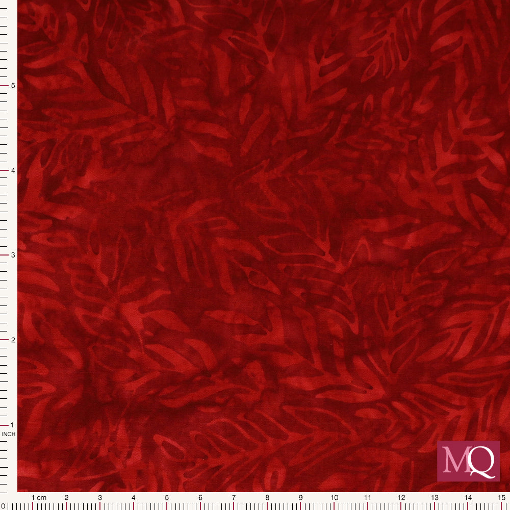 Tonga  Batik by Timeless Treasures - Red