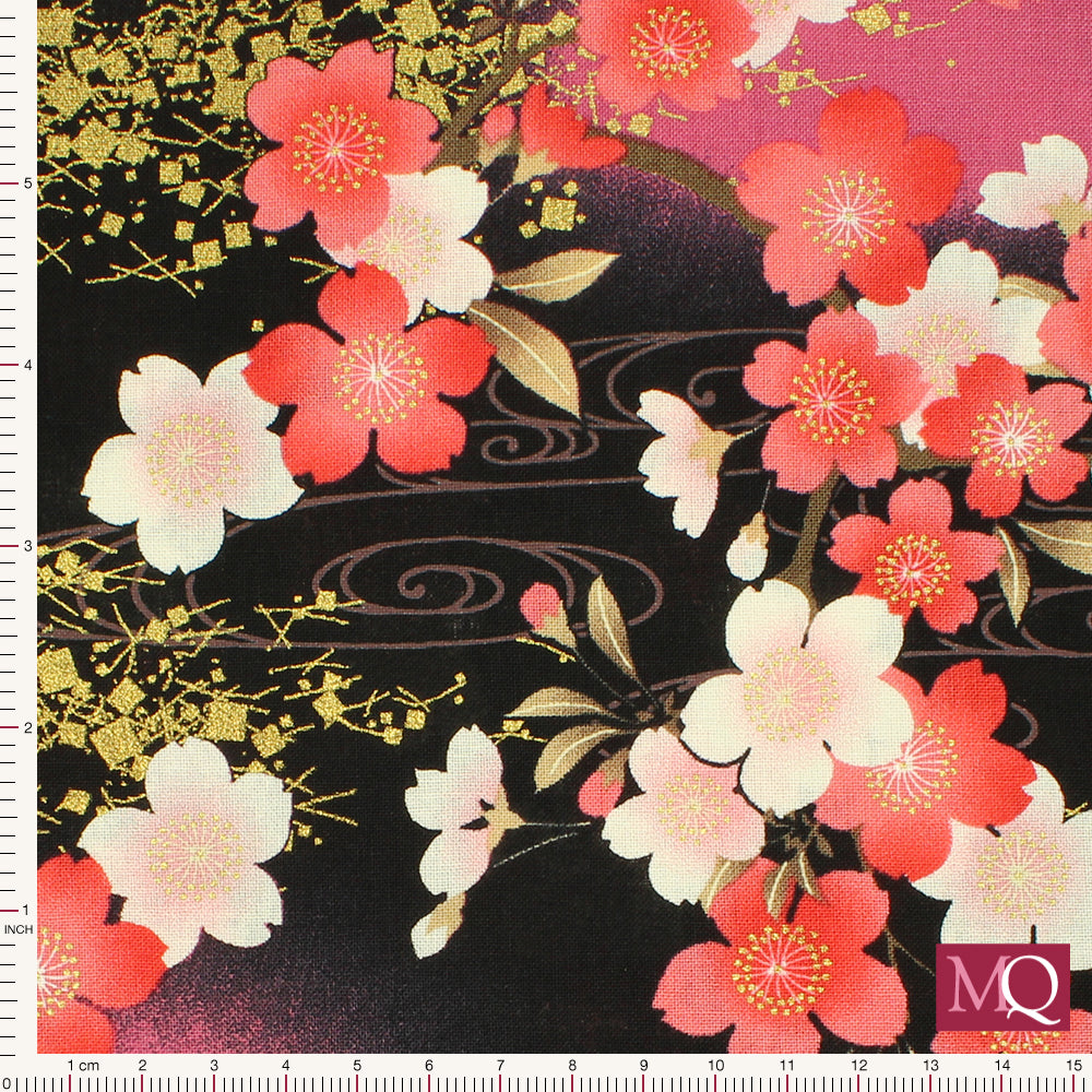 Ara by Nutex - 67120 3-Black/Gold /Metallic £1.50/10cm