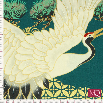 Daigo by Nutex - 61550 3-Teal/Gold /Metallic £1.50/10cm